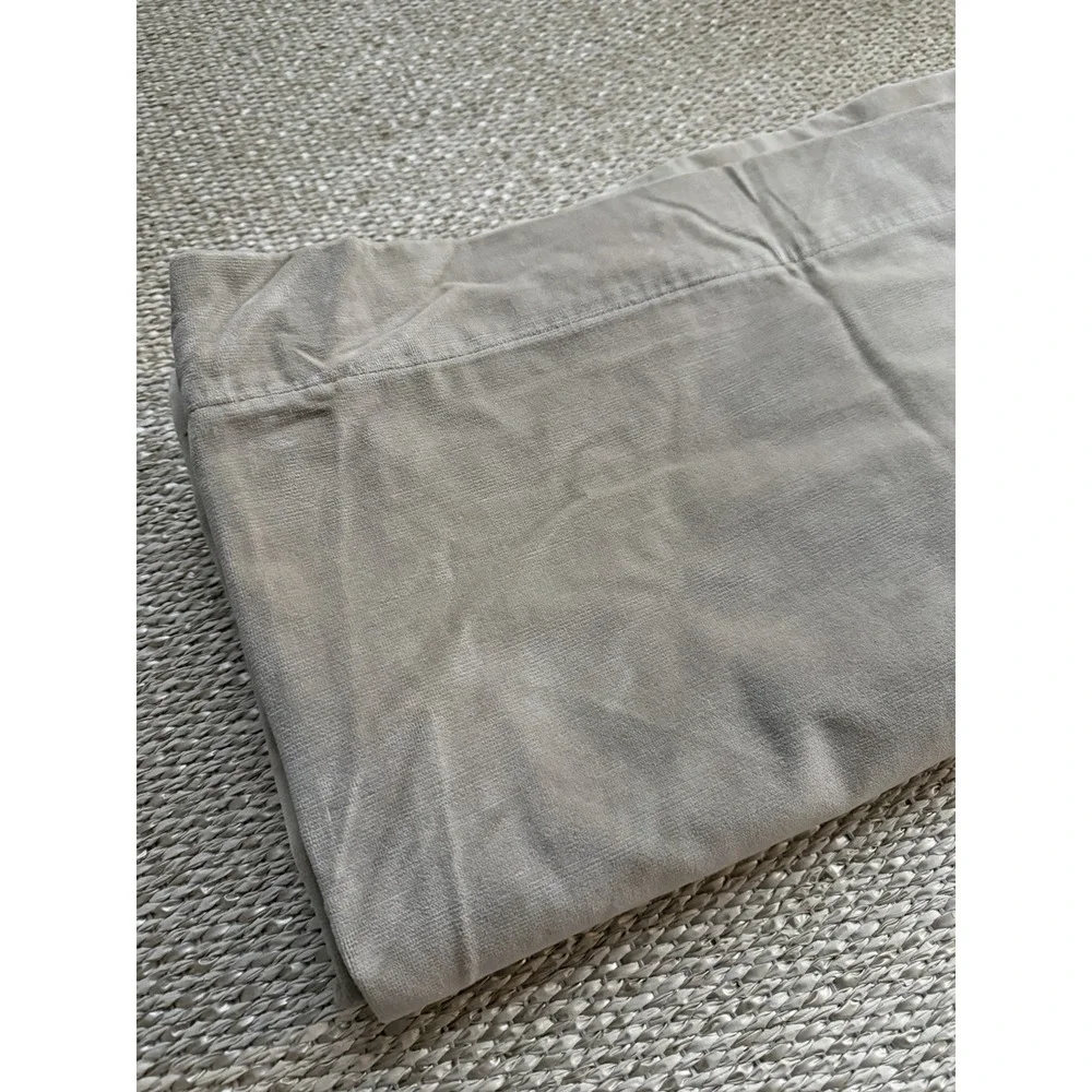 Restoration Hardware Velvet Drapes Curtains 50x94 One Panel‎ Vintage Taupe Pole